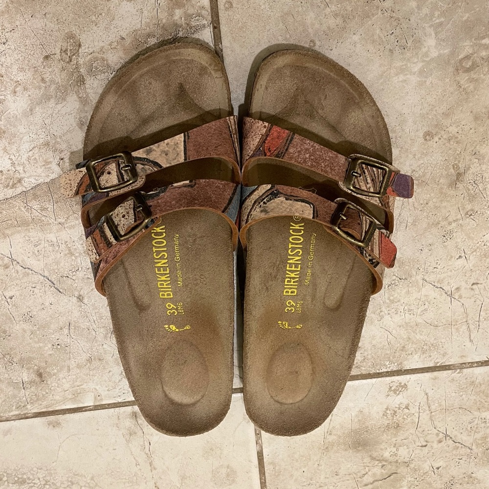 EUC Birkenstock Ibiza slides size 39